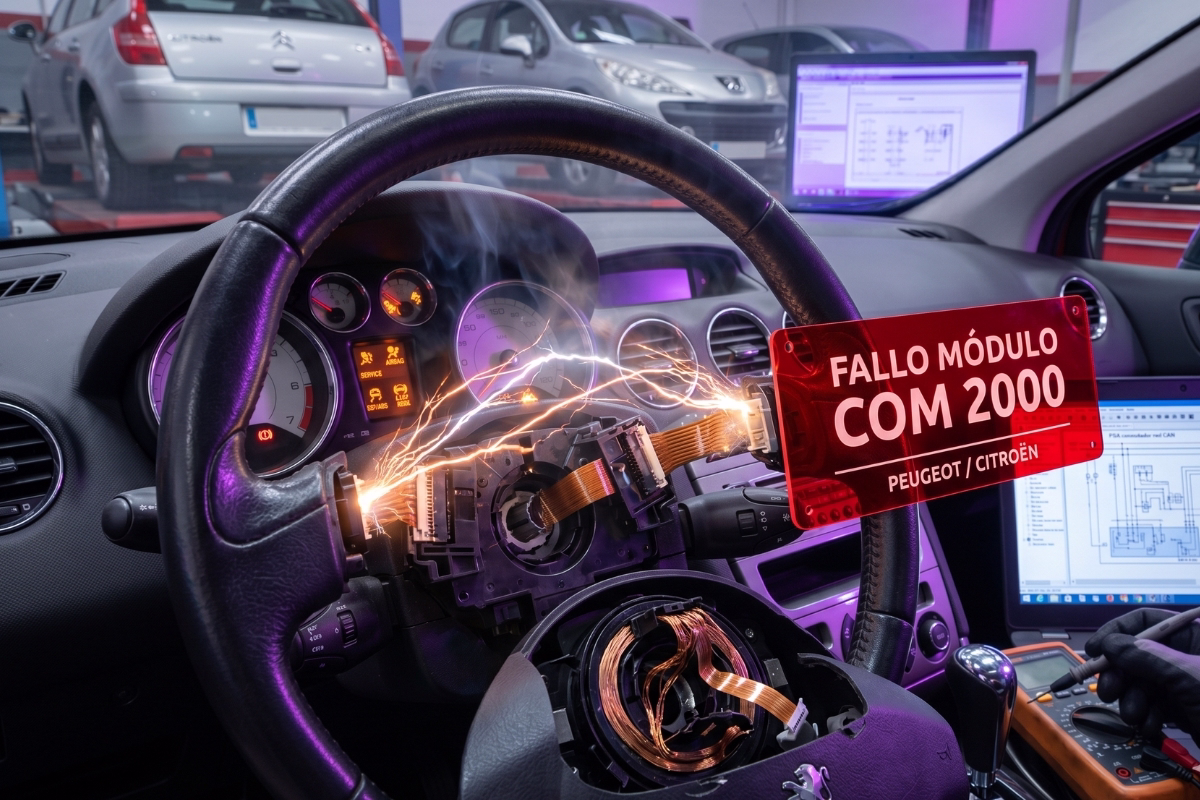 averia modulo com 2000 peugeot y citroen